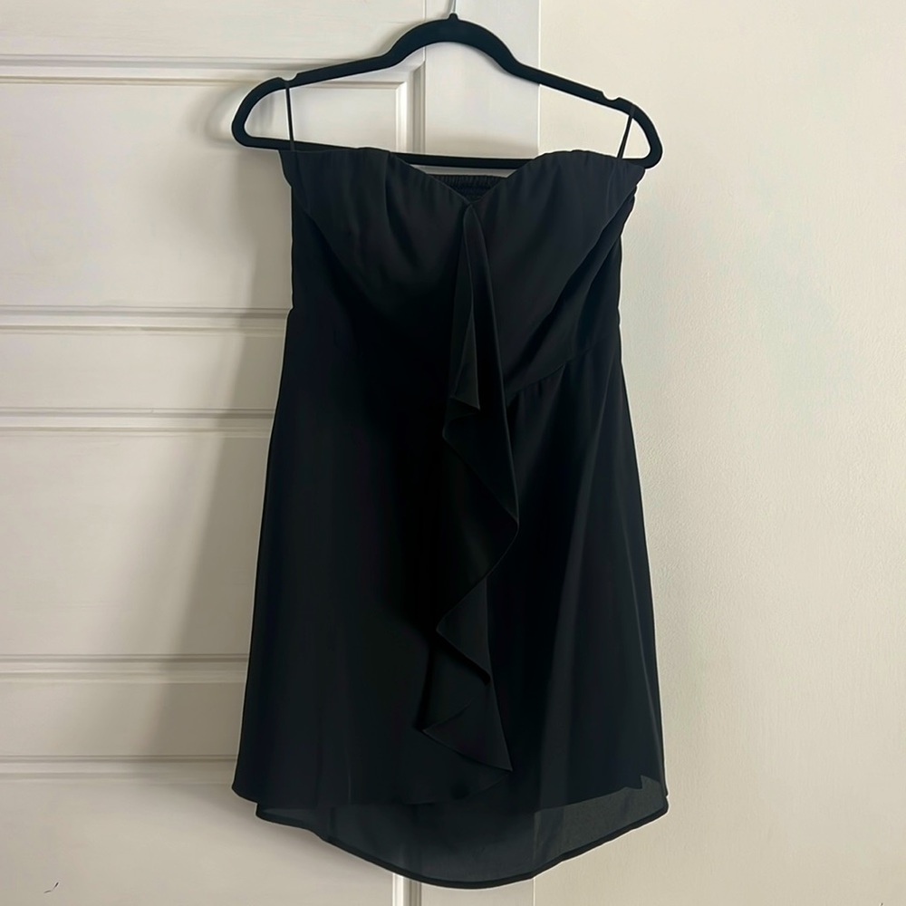 EXPRESS black classic strapless dress size 10